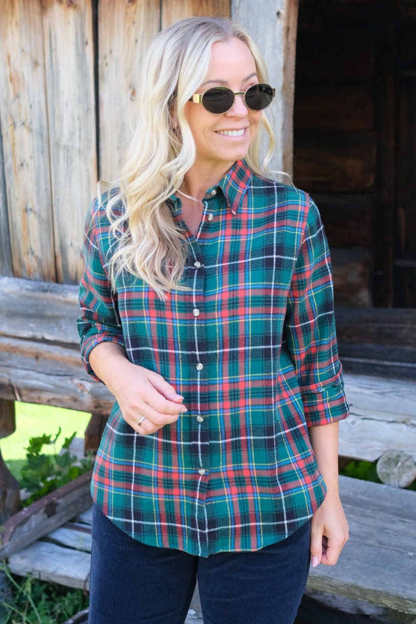 Arc Shirt Classic Tartan Green Red Combo