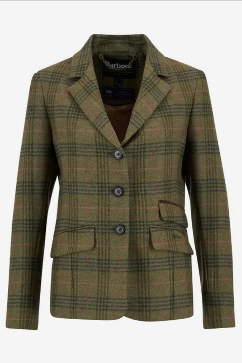 Carlby Tailored Jacket Dark Moss