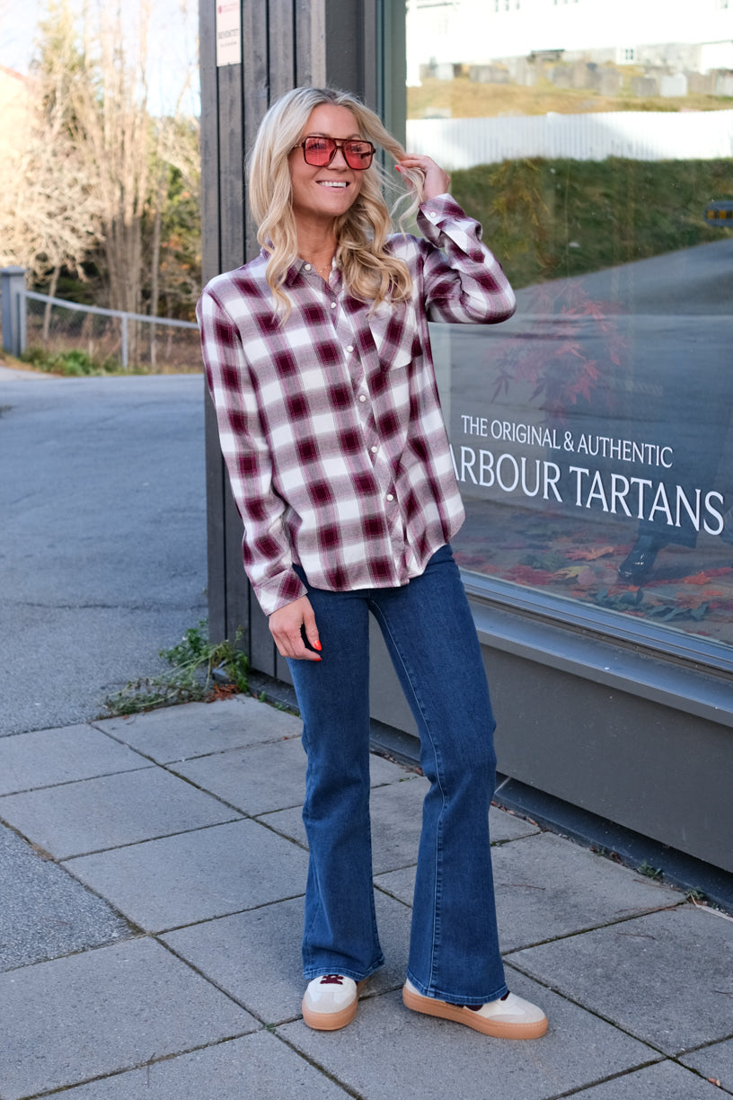 Hunter Shirt Raspberry Wine