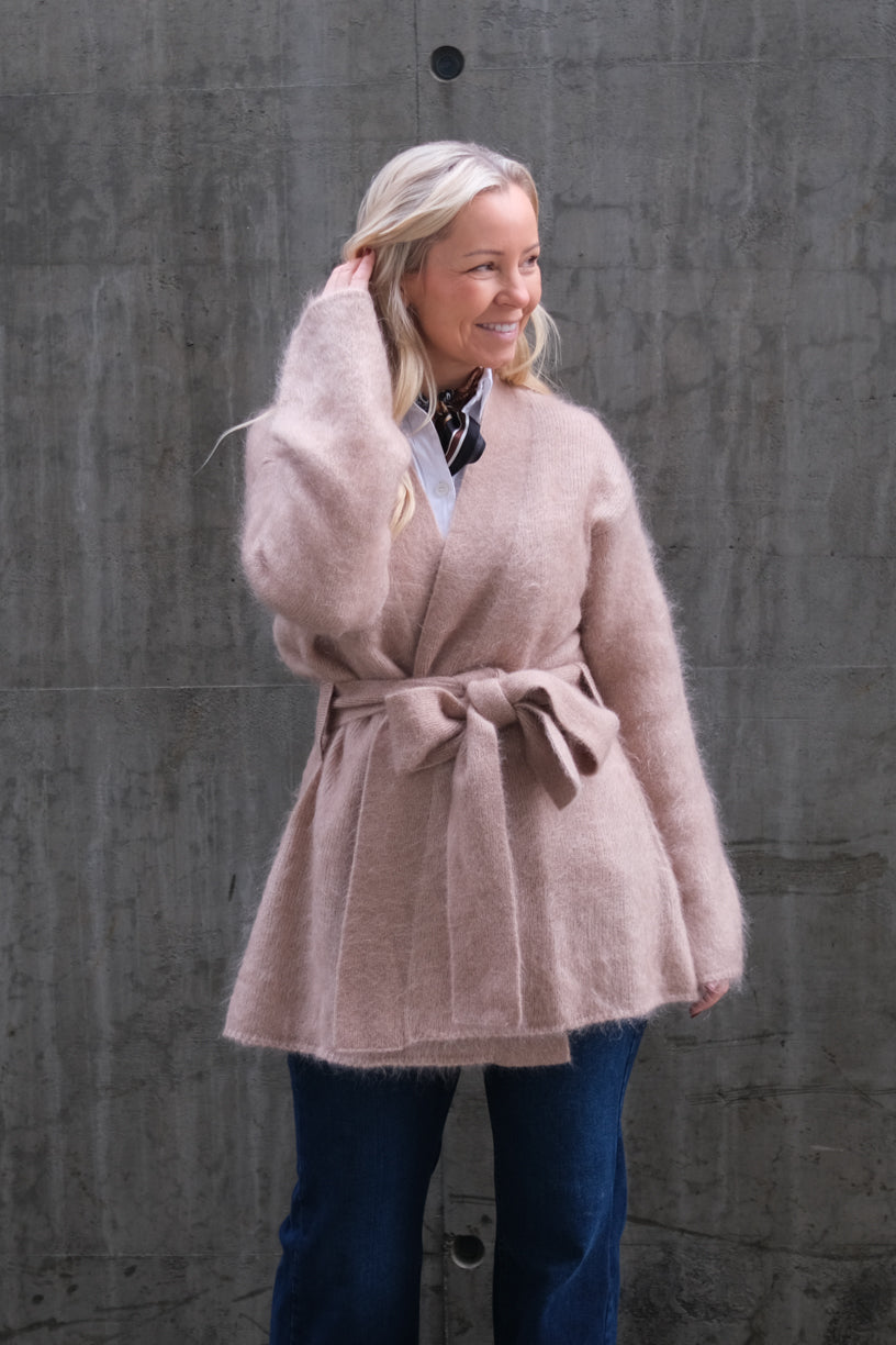 Vera Chunky Cardigan Hazel Beige