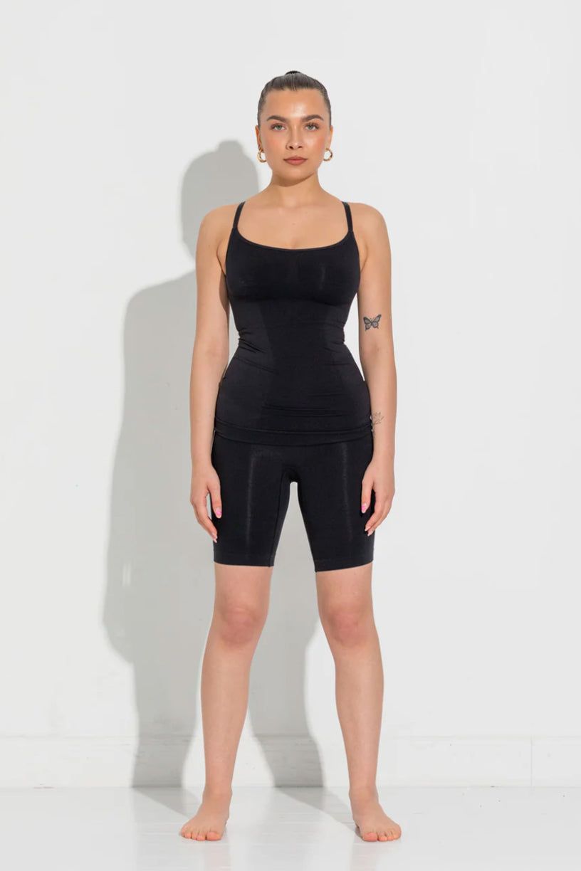 Second Skin Cami Top Black