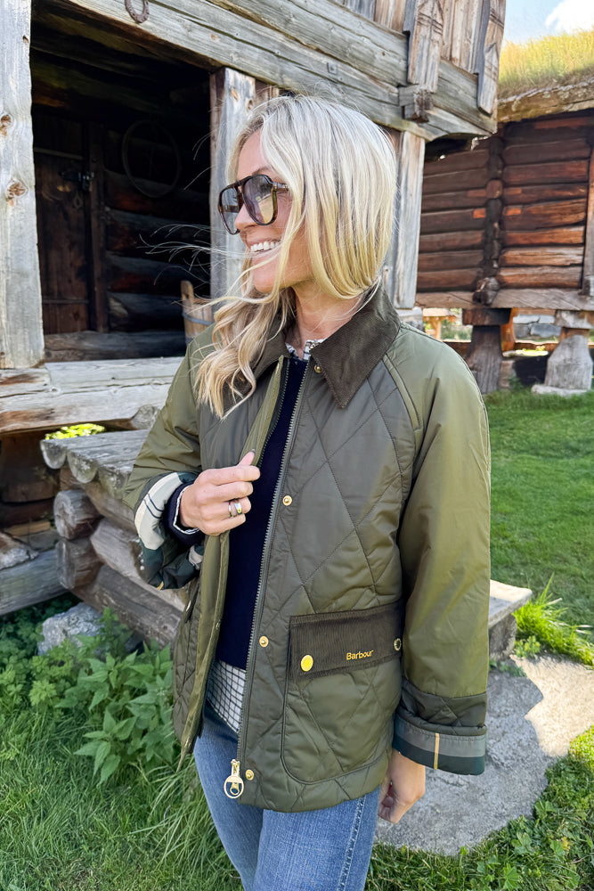 Martha Quilted Jacket Olive