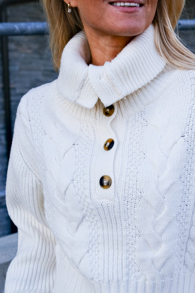 Plagne Sweater Blanc Casse