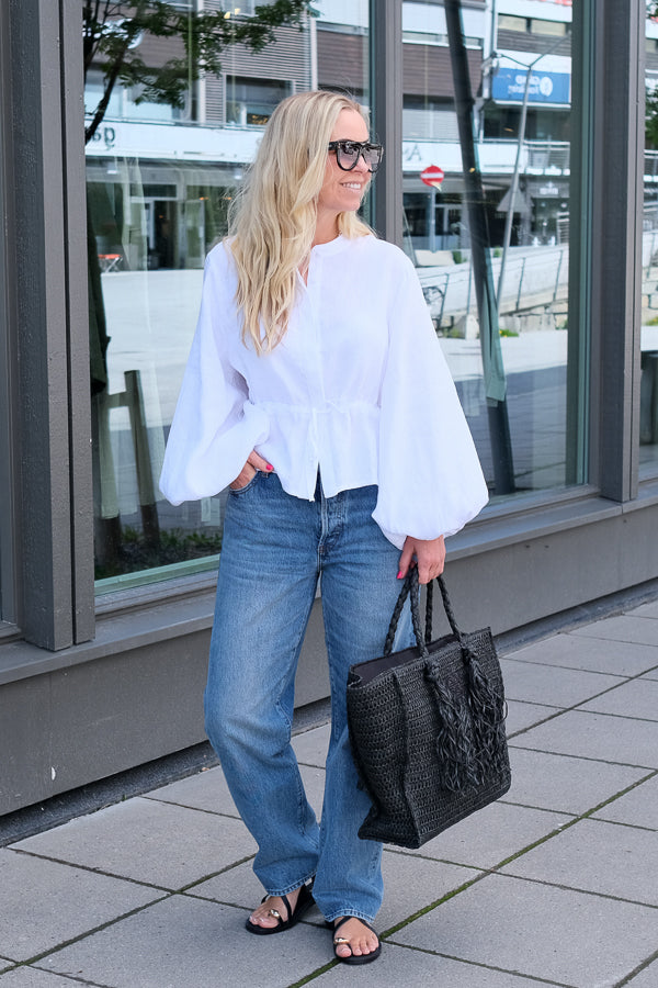 Camille Linen Shirt White