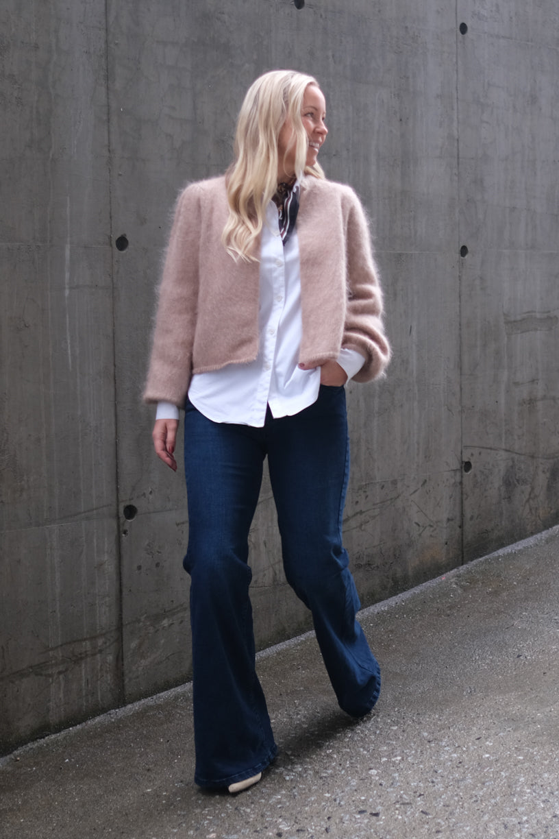 Amelia Chunky Cardigan Hazel Beige
