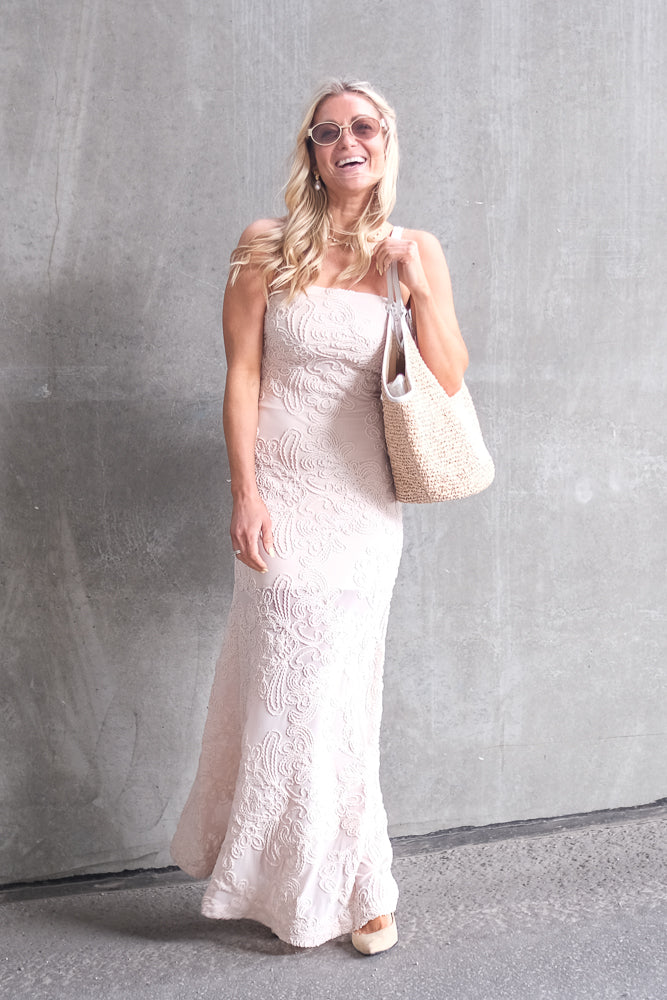 Ciara Bandeau Dress Shifting Sand
