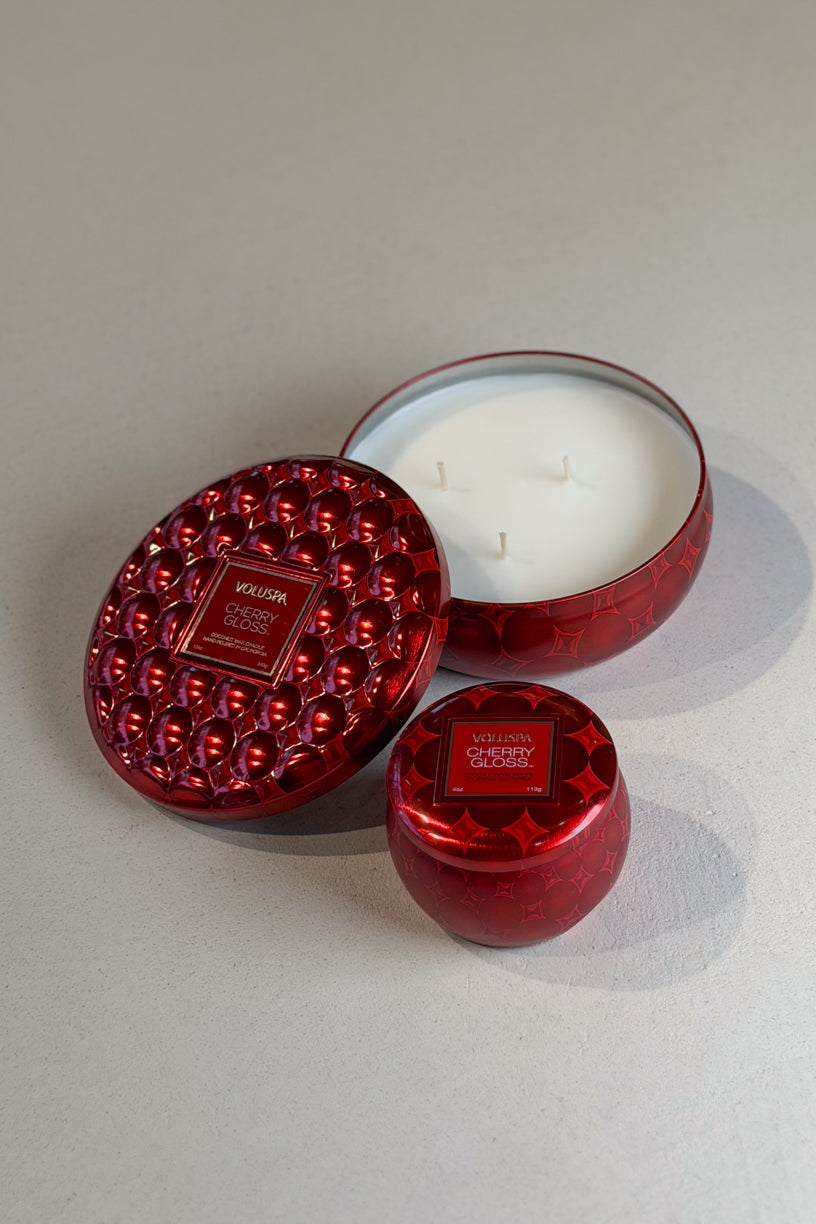 Medium 3 Wick Candle 40 Tim Cherry Gloss