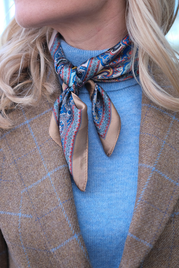 Remi B Check Blazer Beige