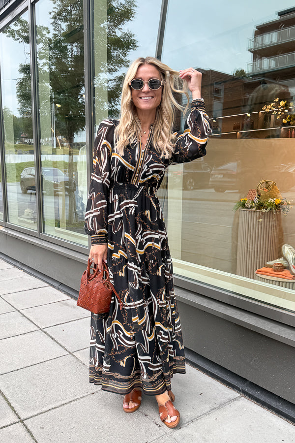 Cileo Maxi Dress Black