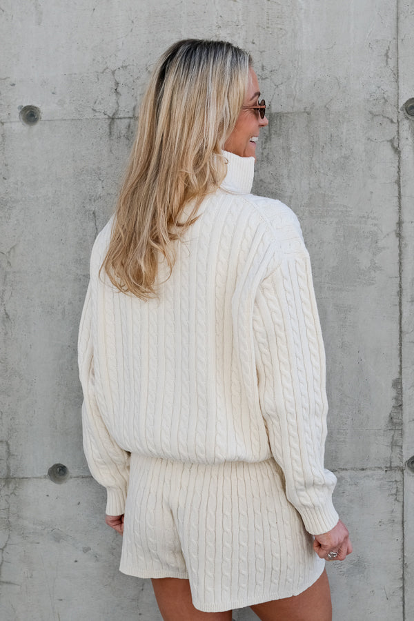 Madelyn Cable Sweater Offwhite