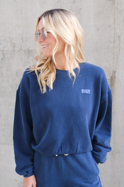 Izubird Sweatshirt Marine Vintage