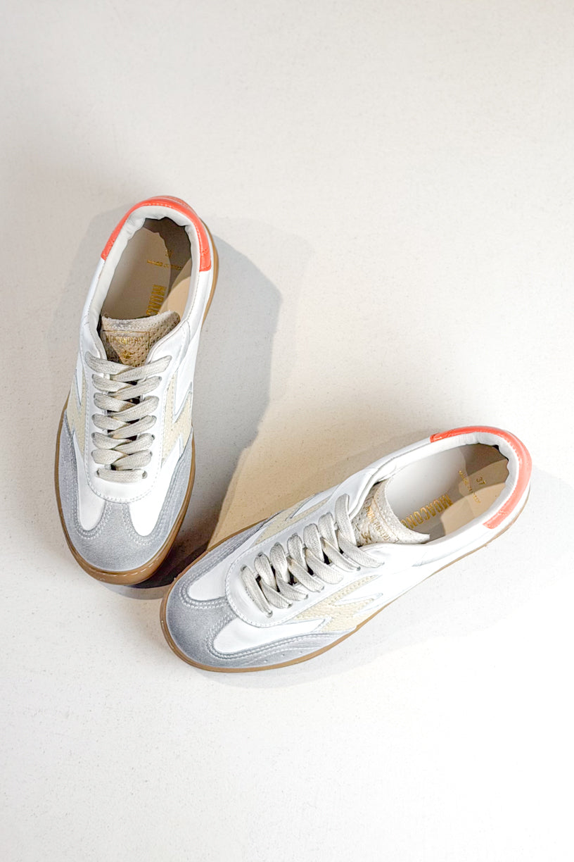 Club Sneaker Off White Brushed Effect