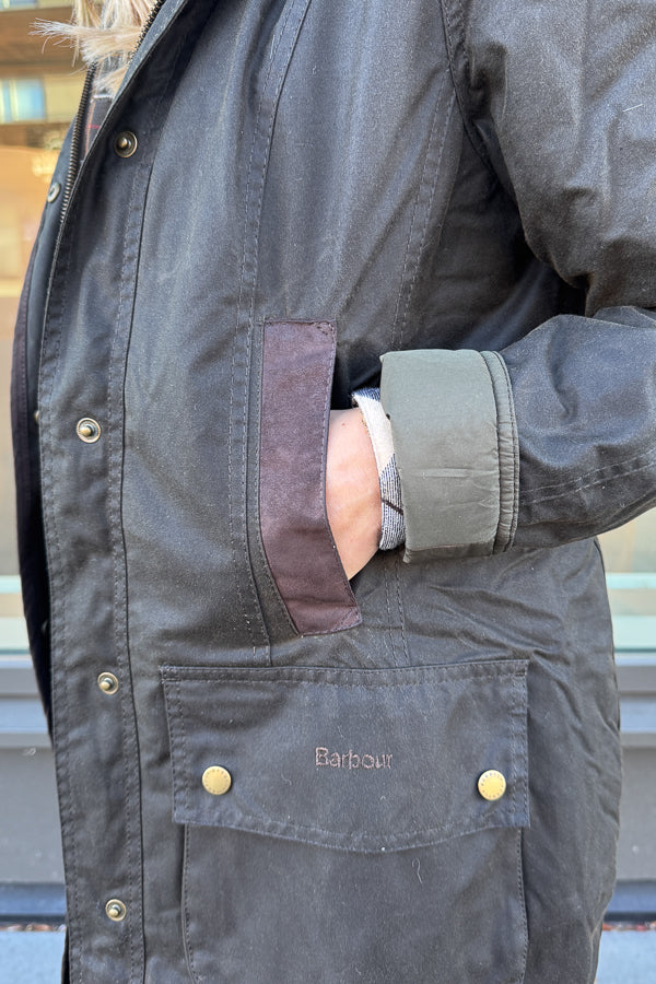Bower Wax Jacket Olive