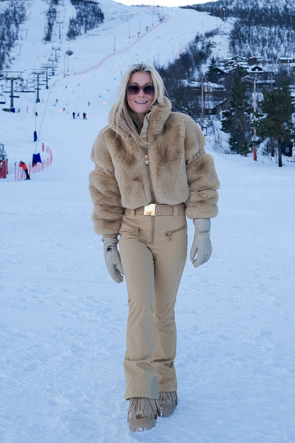 Lieke Ski Suit Caramello
