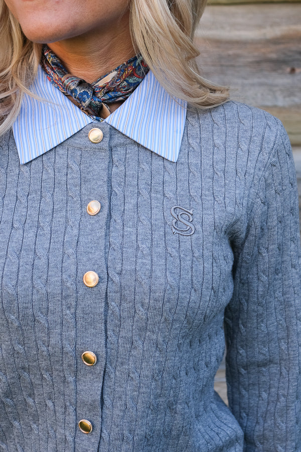 Gasti Cardigan Grey Melange