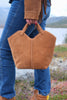 Maya Bag Suede Cognac