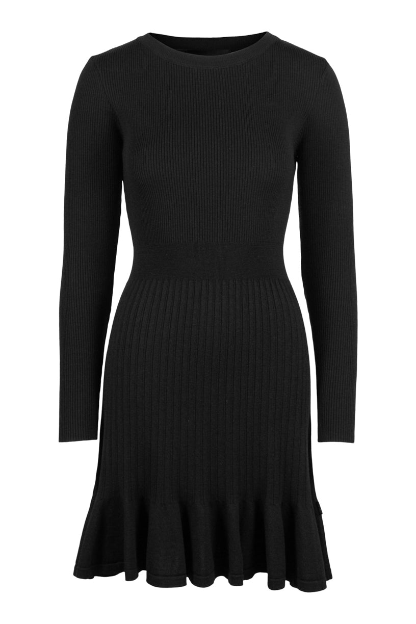 Oline Merino Dress Black