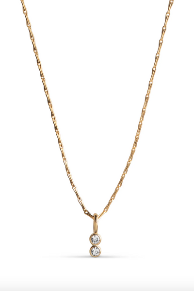 Necklace Twin Gold