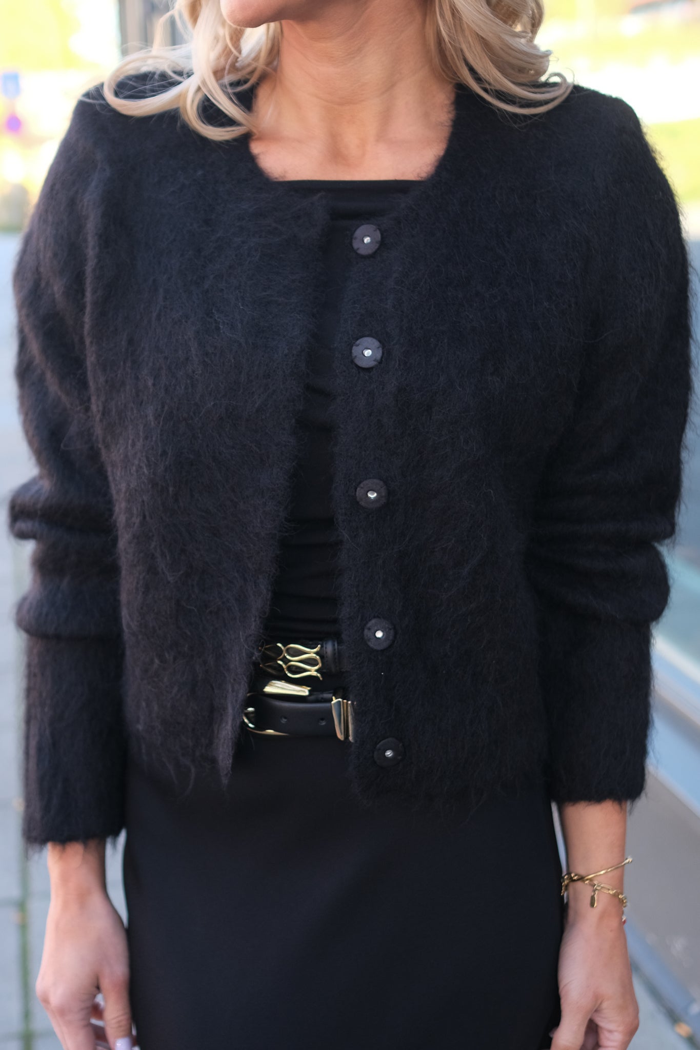 Hairy Knit Jacket