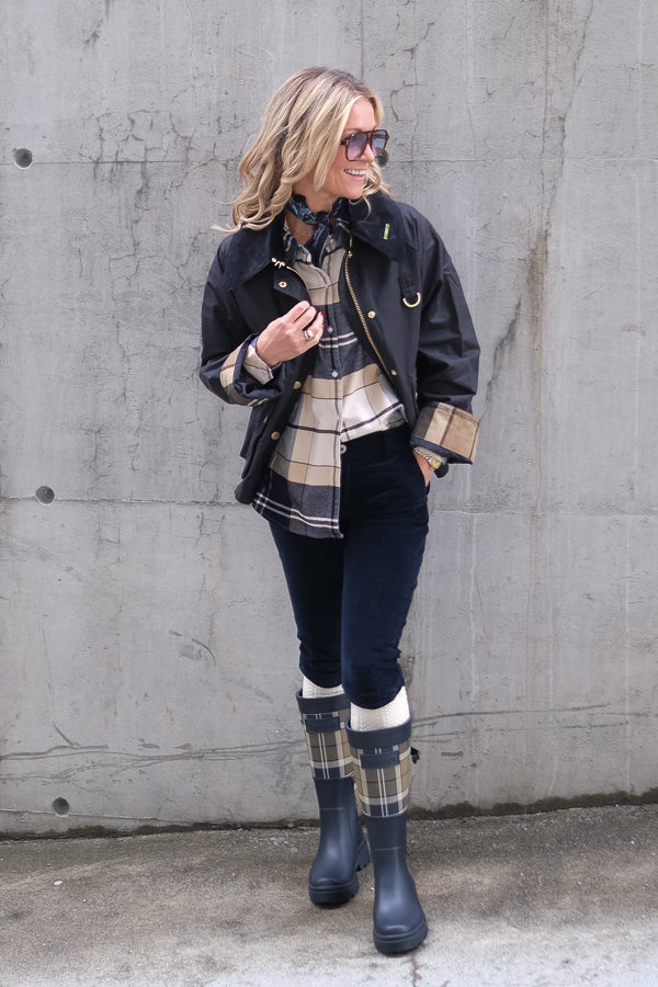 Icons Modern Spey Waxed Jacket Navy
