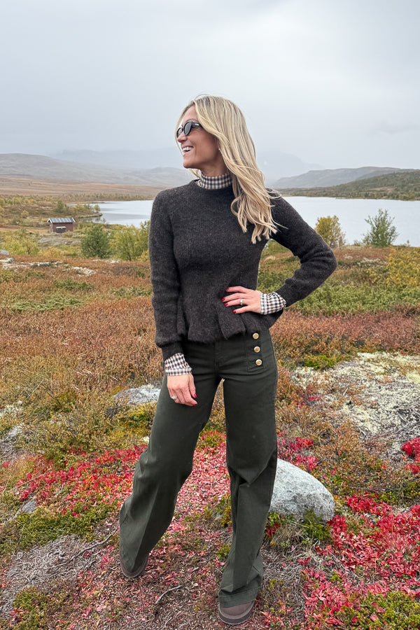 Aria Sweater Dark Brown