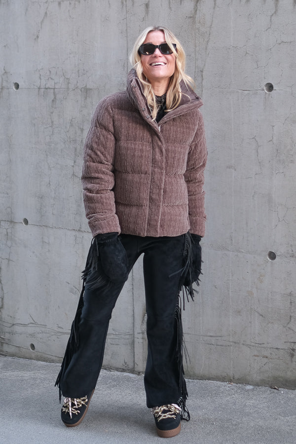Una Down Jacket Brown