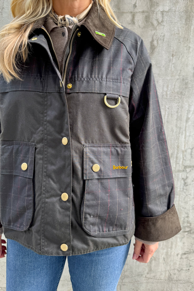 Tartan Icons Spey Waxed Jacket Olive