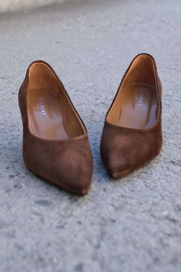 Hilja Suede Pumps Brown Suede