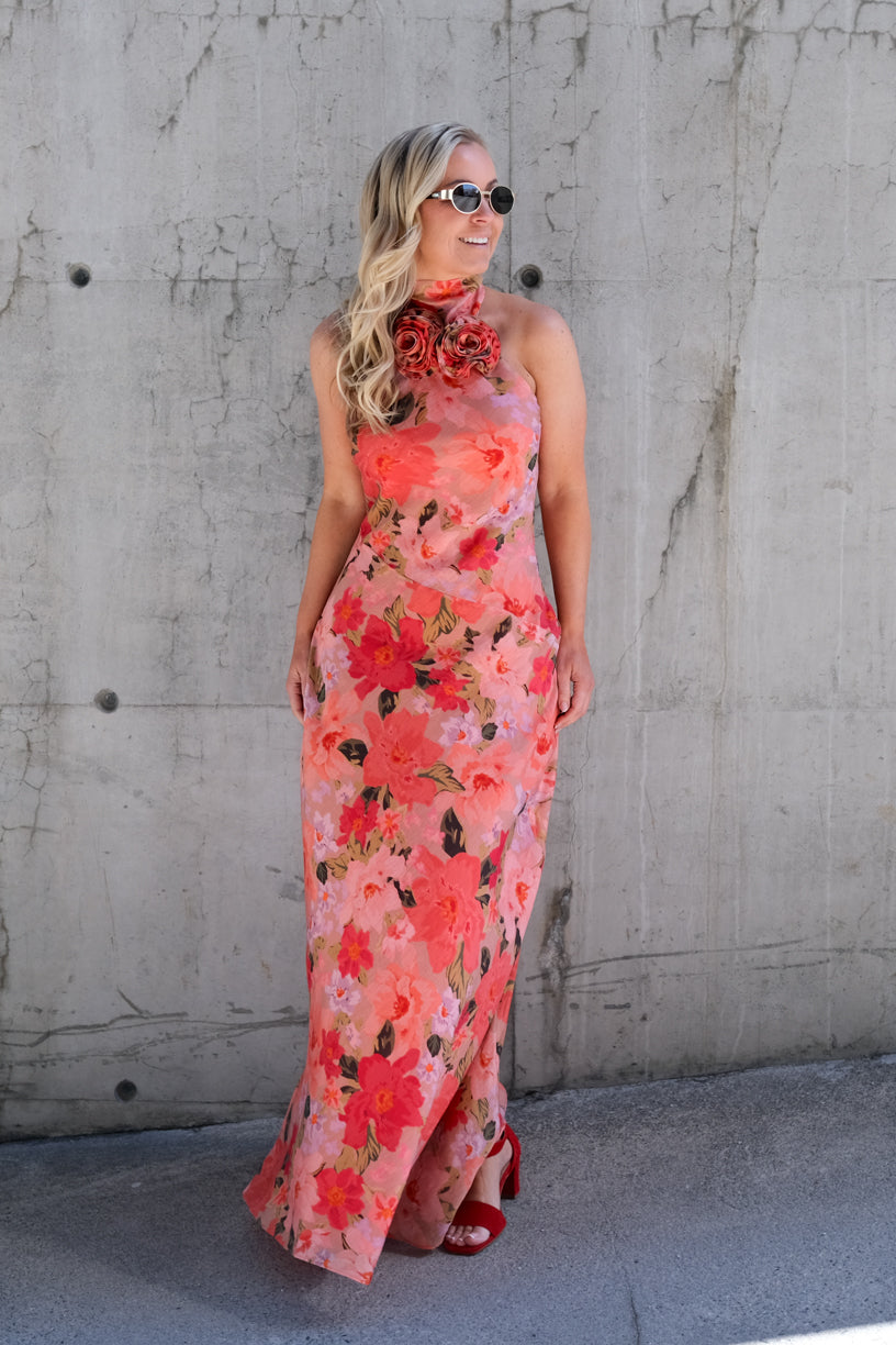 Acacia Dress Flower Print