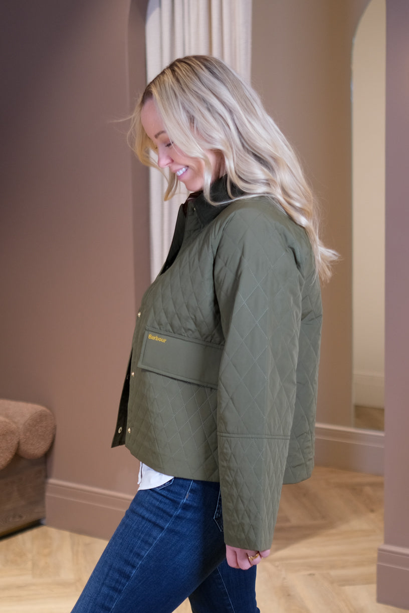 Kirby Quilt Jacket Olive