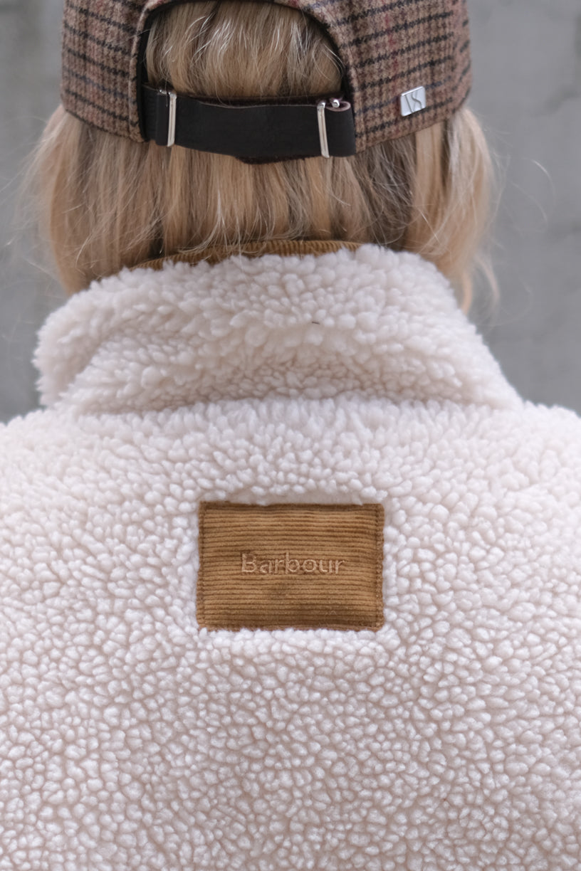 Elenora Casual Fleece Jacket Cream