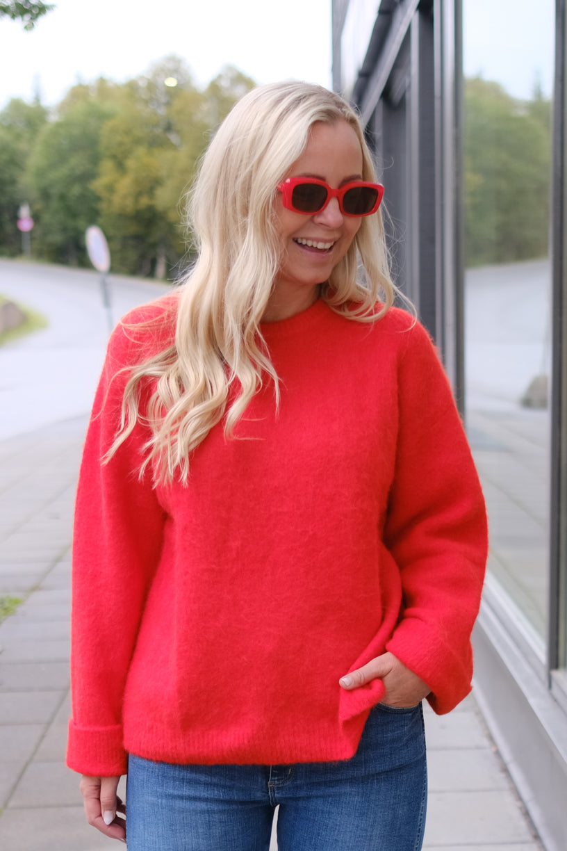 Debbie Sweater Ruby Red