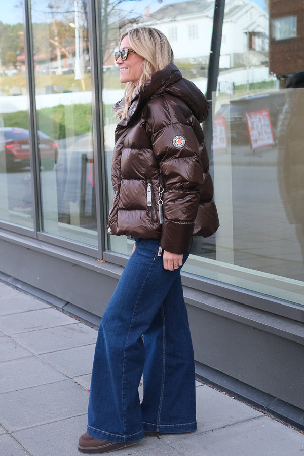 Ginny Short Down Jacket Coffee