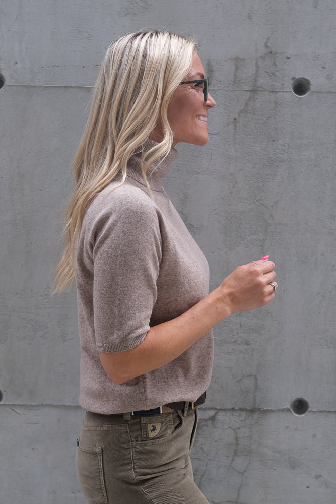 Davies Sweater Brown Melange