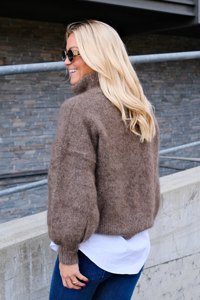 Li Chunky Sweater Brown