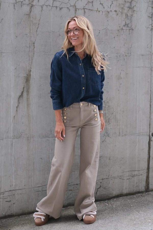 Atticus Shirt Denim Blue Ridge