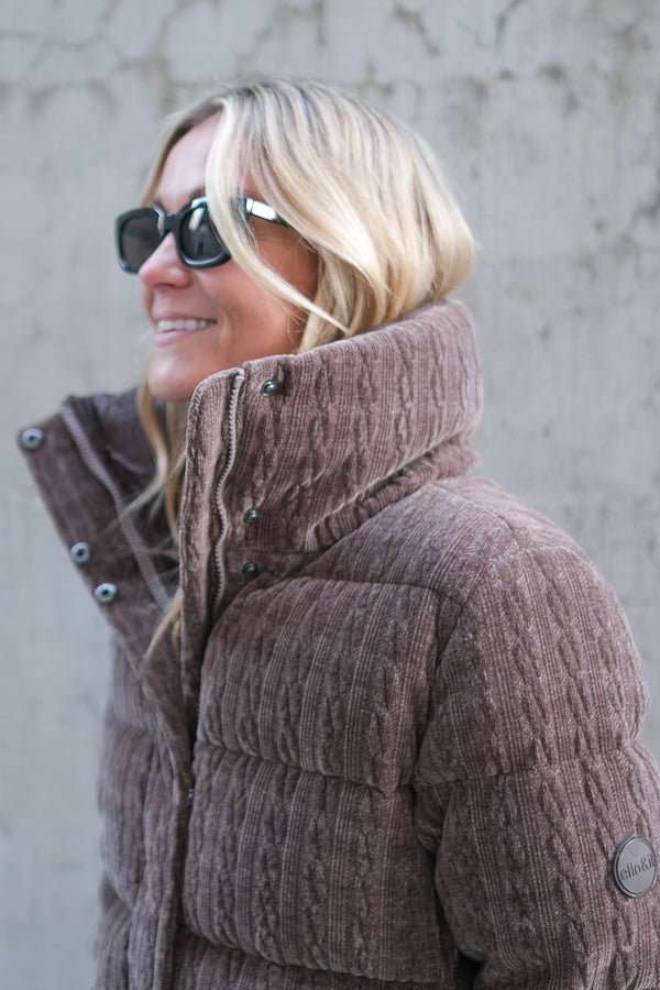Una Down Jacket Brown