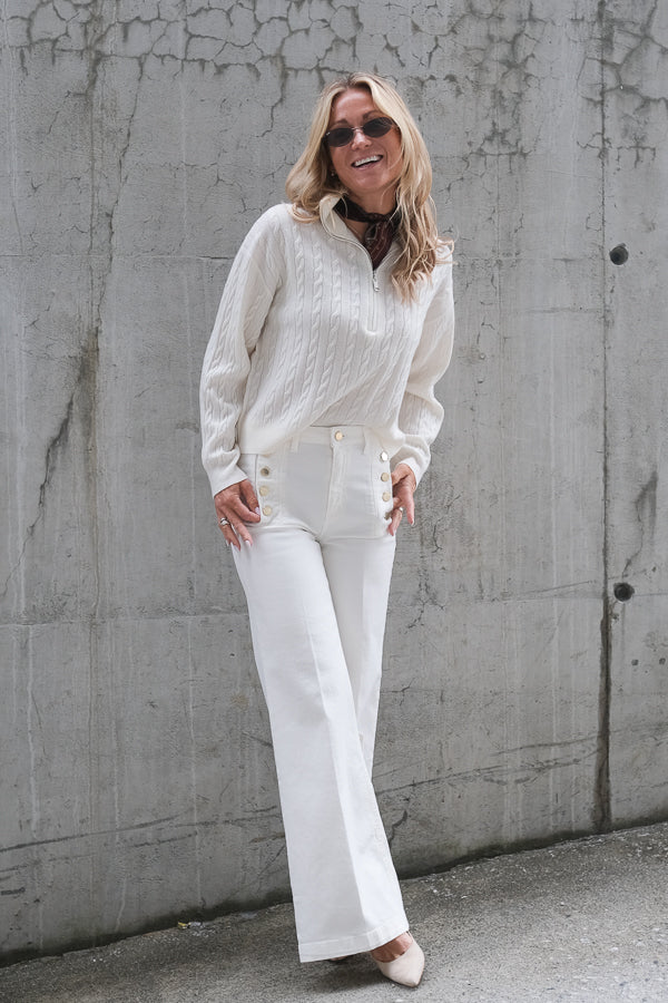 Giudith Pants Denim Ecru