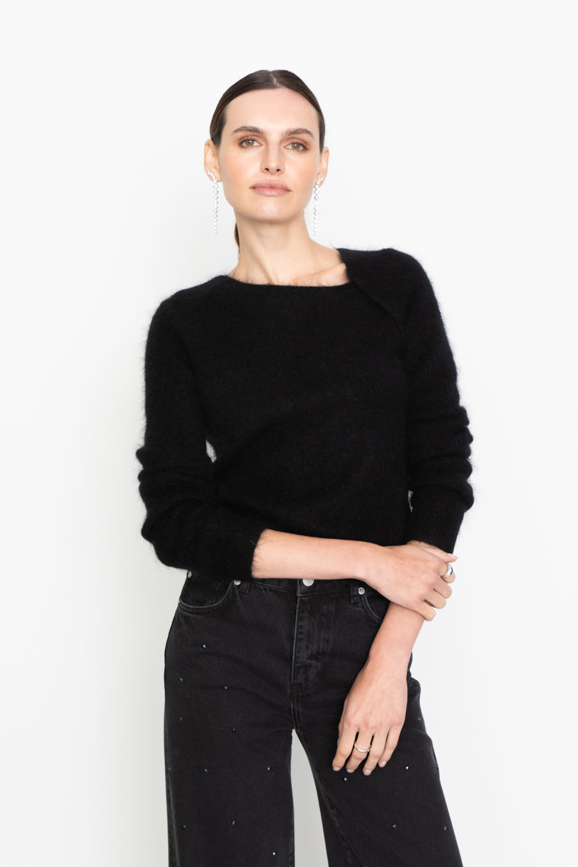 Aurora Knit Sweater Black