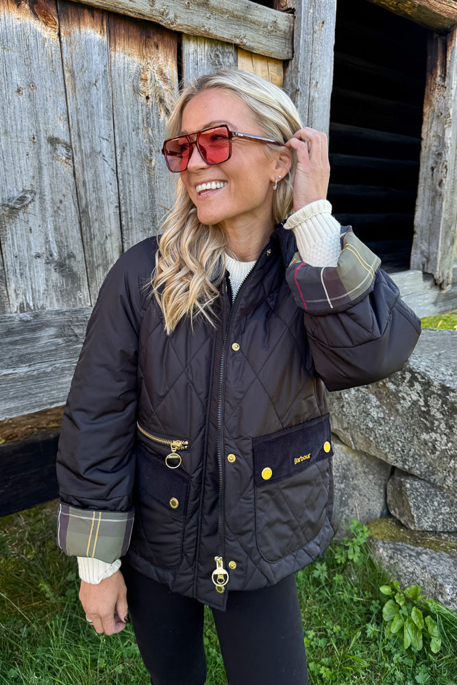 Martha Quilted Jacket Black