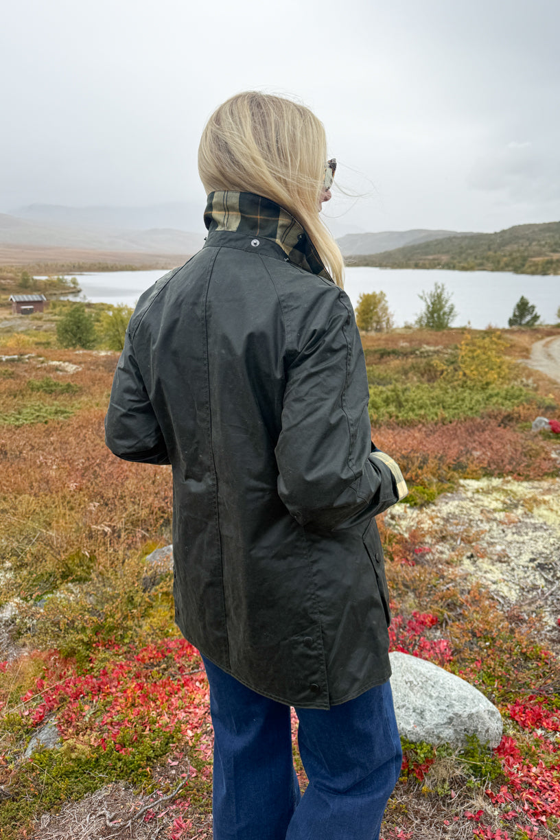 Beadnell Wax Jacket Sage