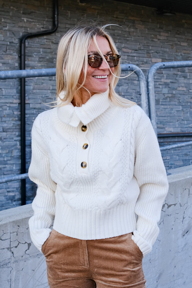 Plagne Sweater Blanc Casse