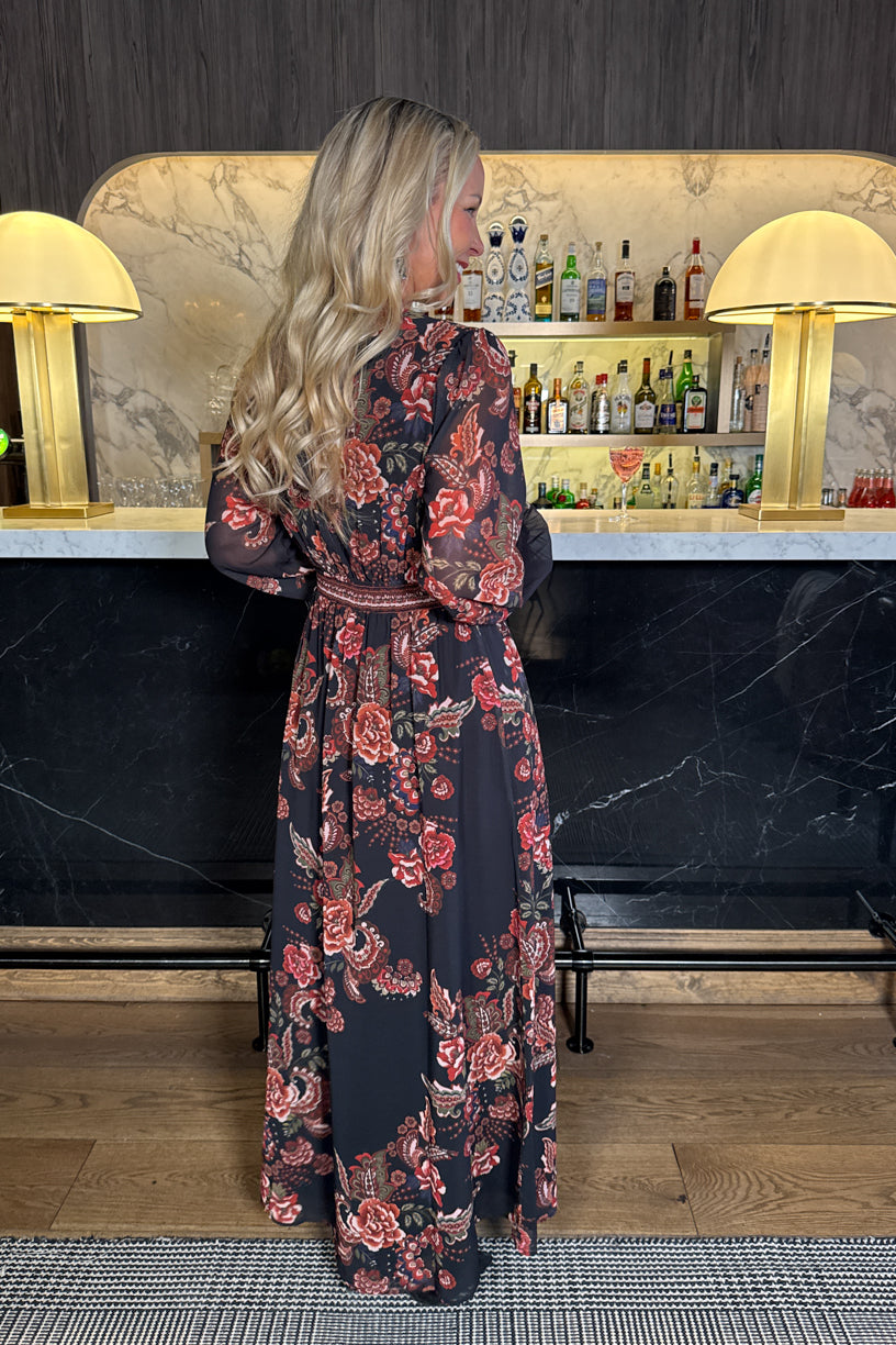 Paytin Long Dress Black