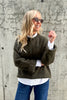 Mireya Knitted Sweater Dark Olive