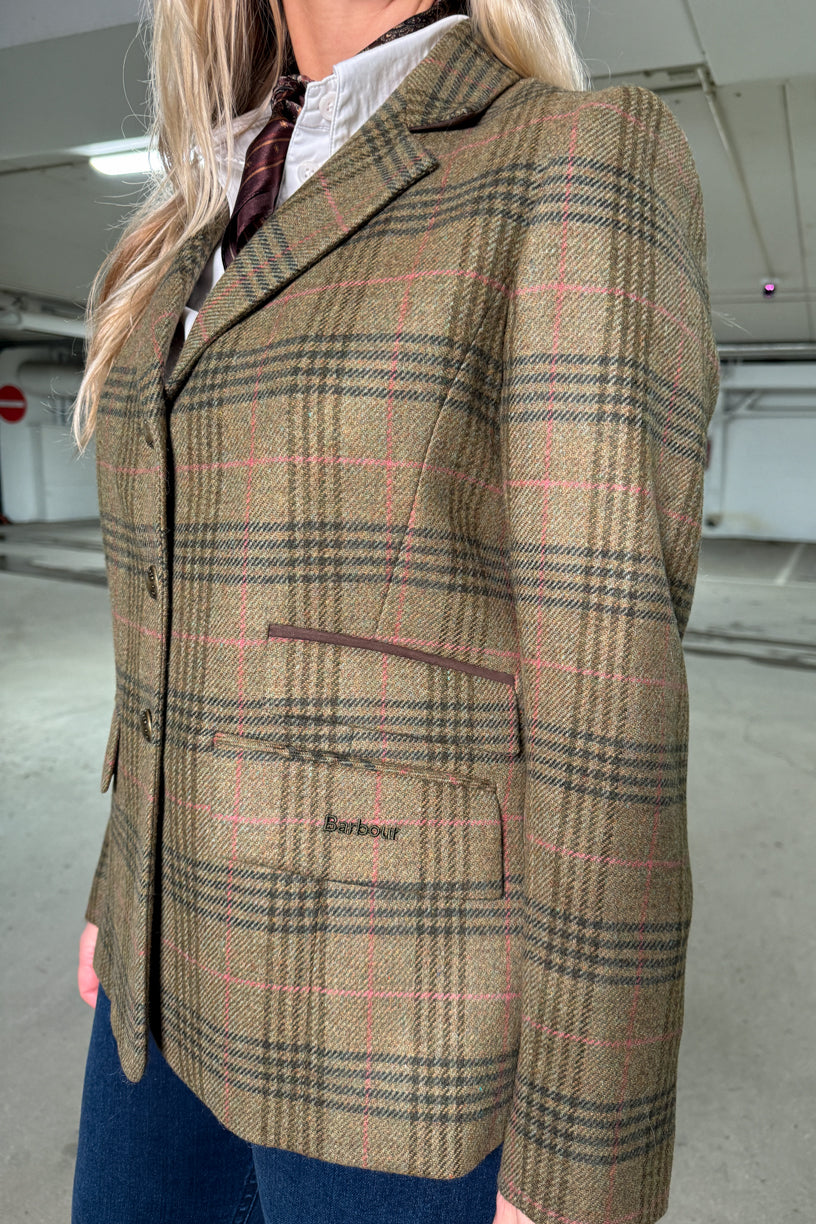 Carlby Tailored Jacket Dark Moss