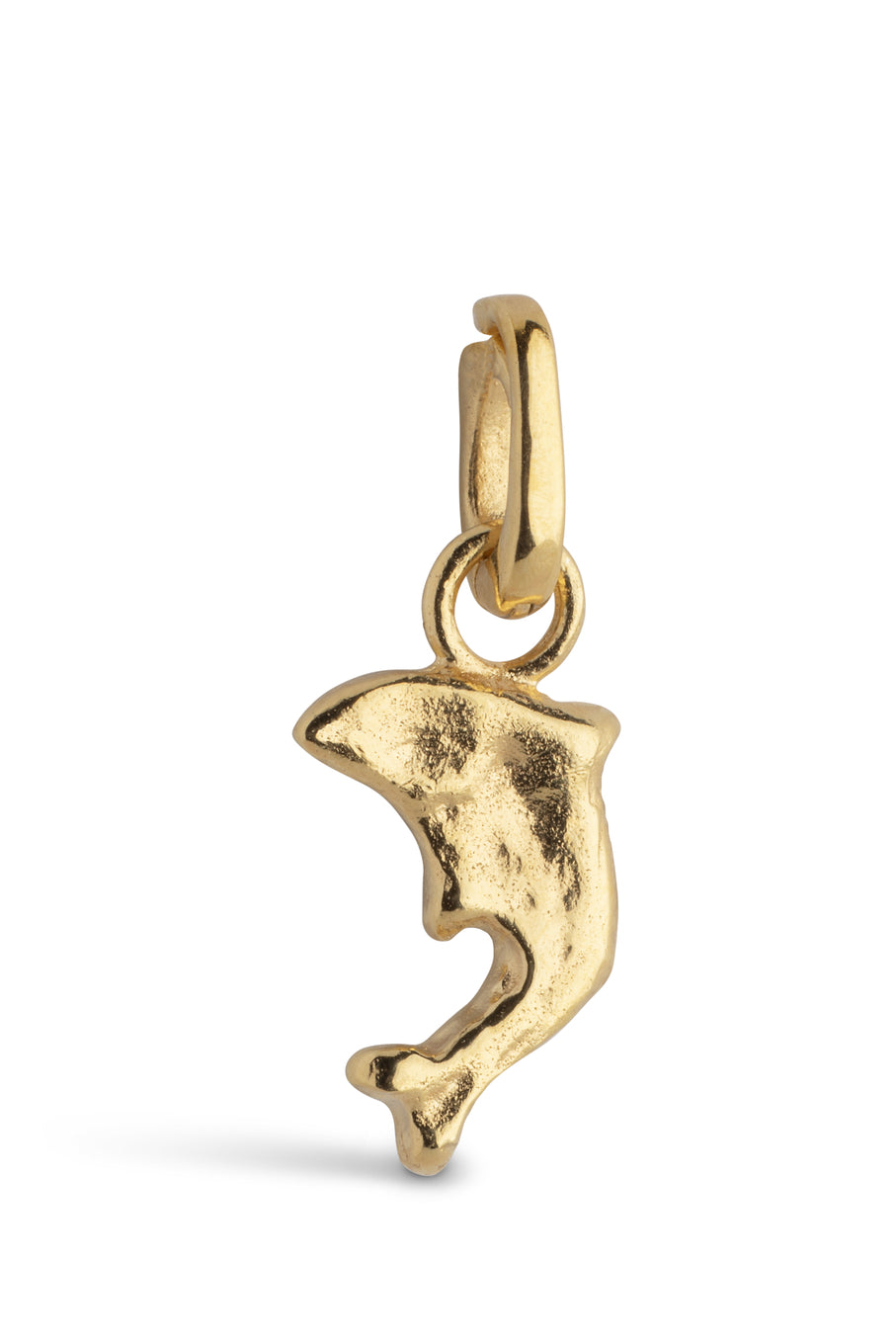 Joyful Dolphin Charm Gold