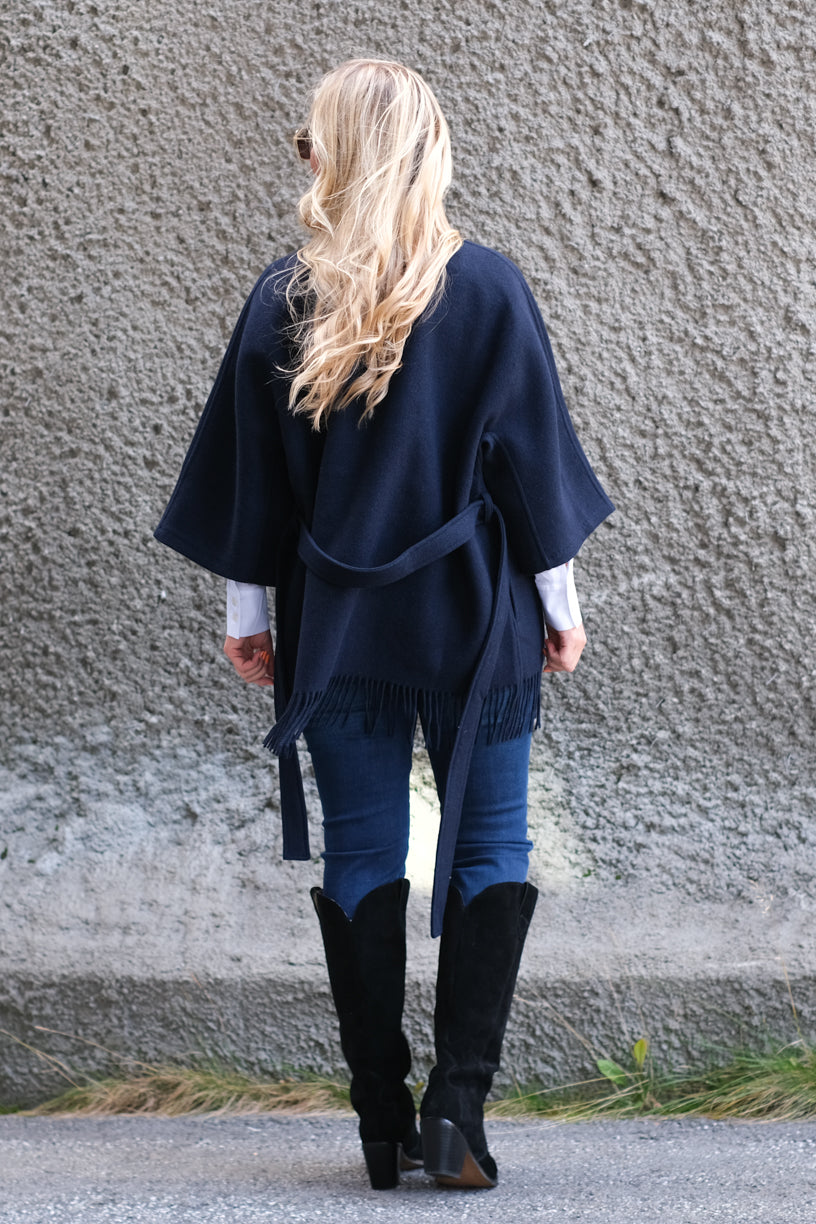 Akila Lambswool Jacket Navy