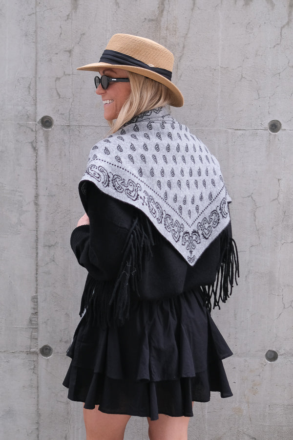 The Wild Rag Black / Heather Grey