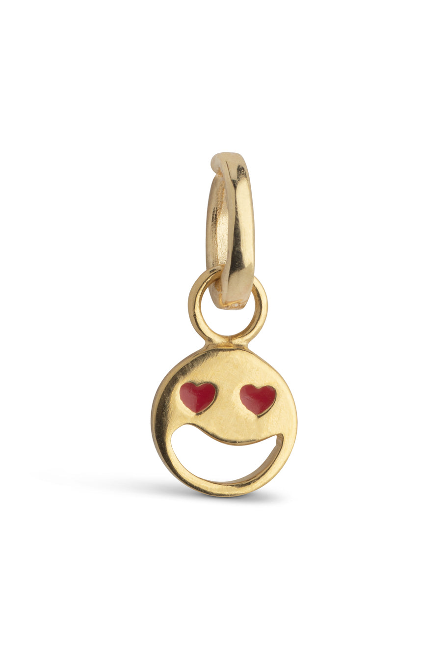Funky Smiley Charm Gold
