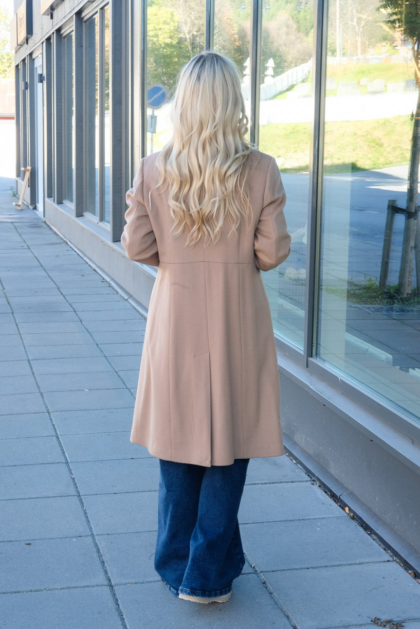 Cashmere Coat Light Camel